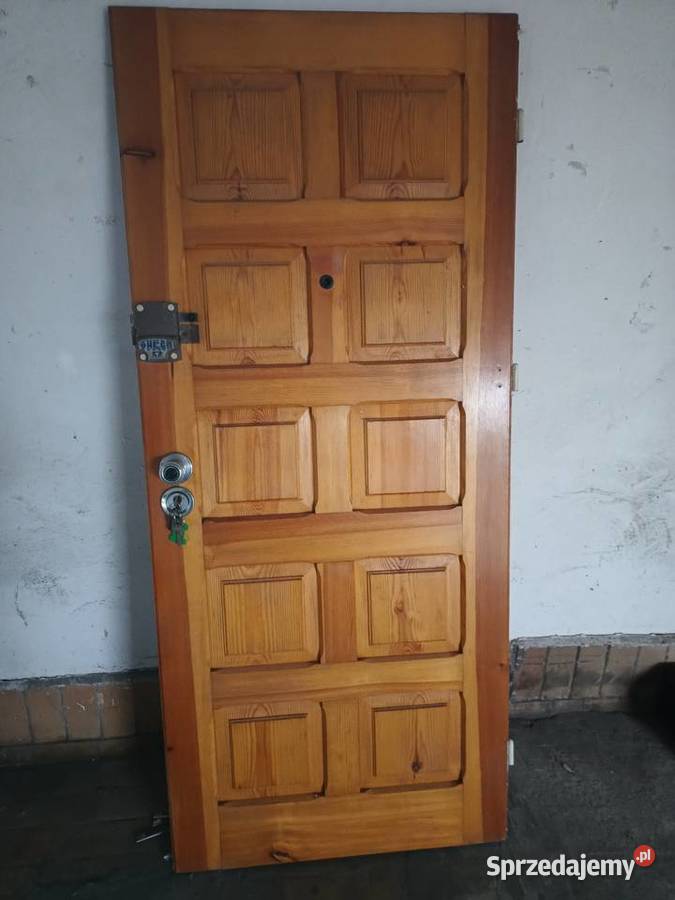 Drzwi drewniane 80 Solidne lubelskie