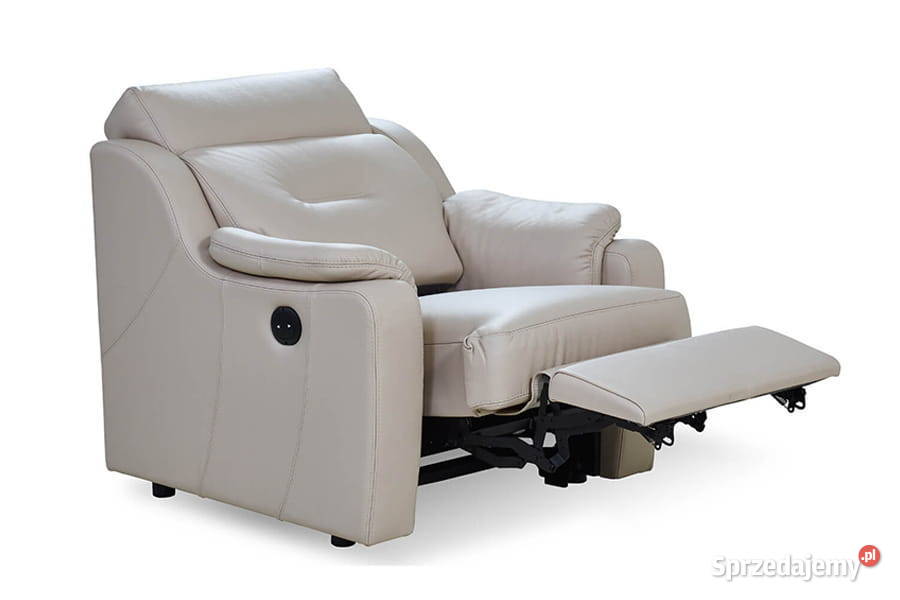 Komfortowy skórzanyfotel elektryczny PAPAVERO Warszawa