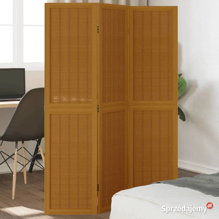 Parawan pokojowy 3panelowy lite drewno paulowni Warszawa