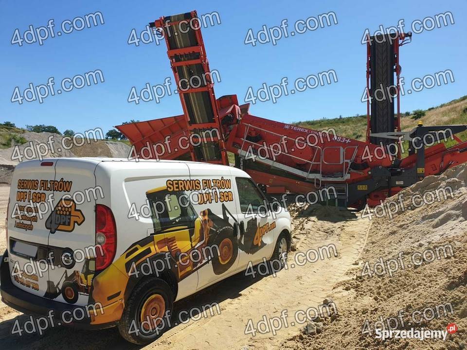 Usuwanie DPF AdBlue SCR w TEREX Finlay 883 naprawa