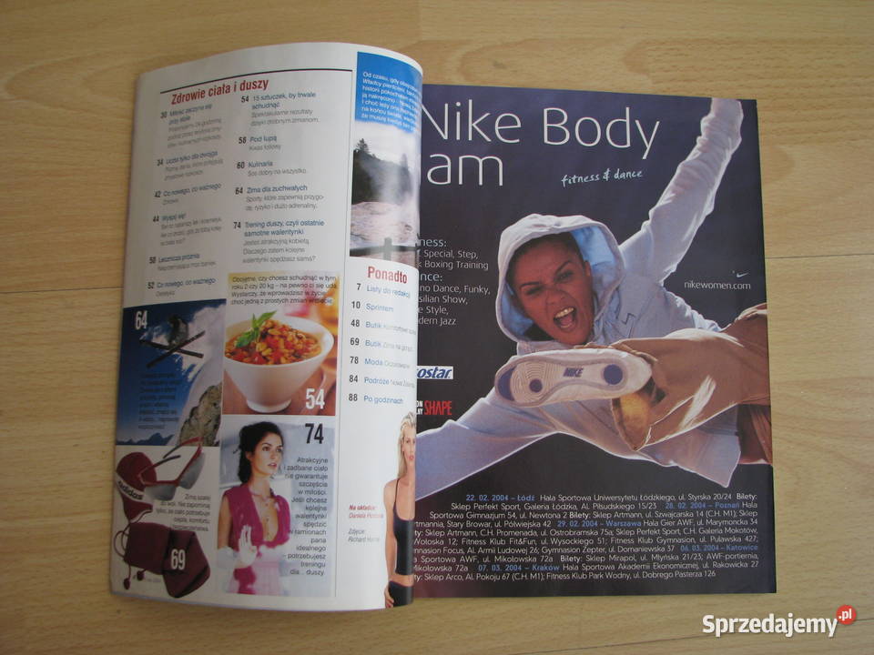 Shape 13 2004 magazyn uroda zdrowie fitness styl Brzegi