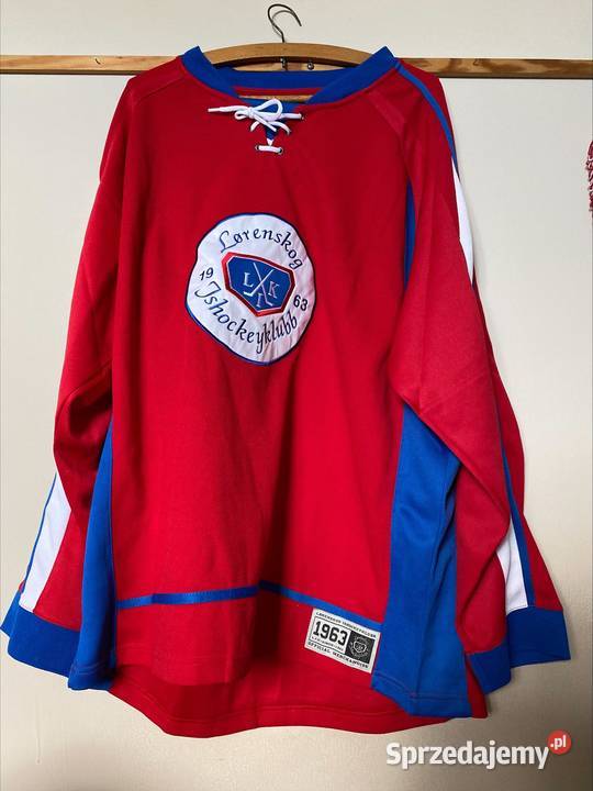 Vintage Hokej LORENSKOG IK Norwegia LXL UNIKAT Wrocław