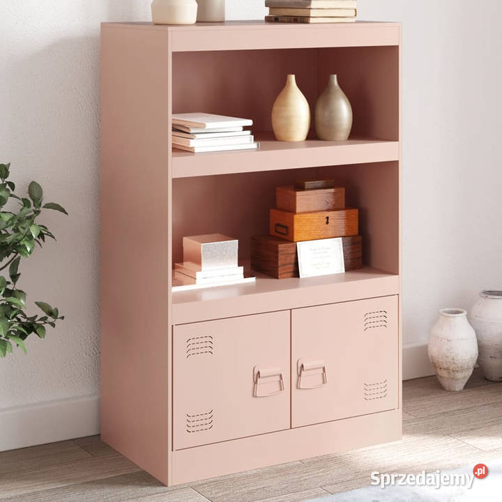 Szafka boczna różowa 67x39x107 stal WM841668 Warszawa sprzedam