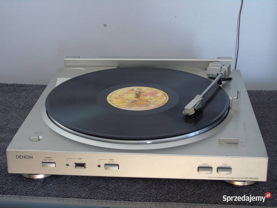 Gramofon Denon DP200 USB rec sprawny WYSYŁKA Jasło