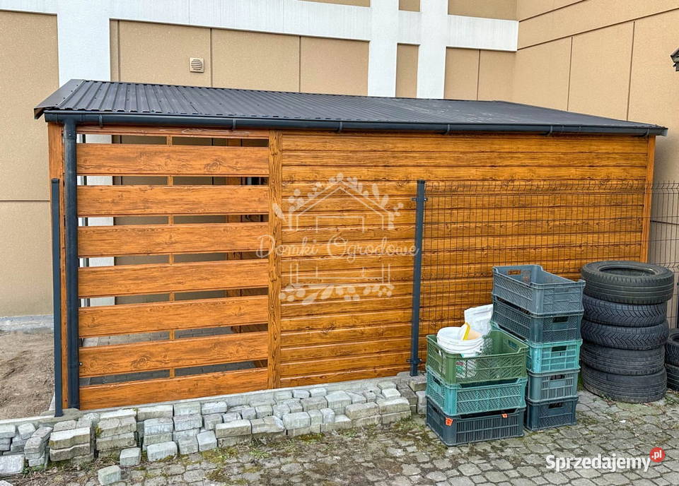 Schowek domek ogrodowy 25x4m wiata 15 m sprzedam