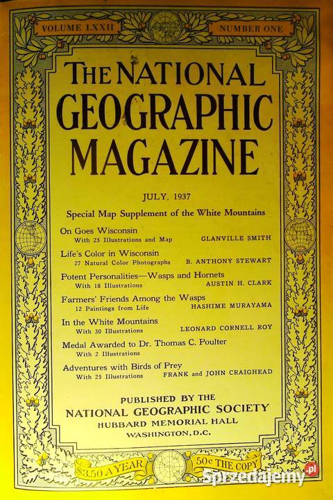 The National Geographic Magazine July 1937 Kraków