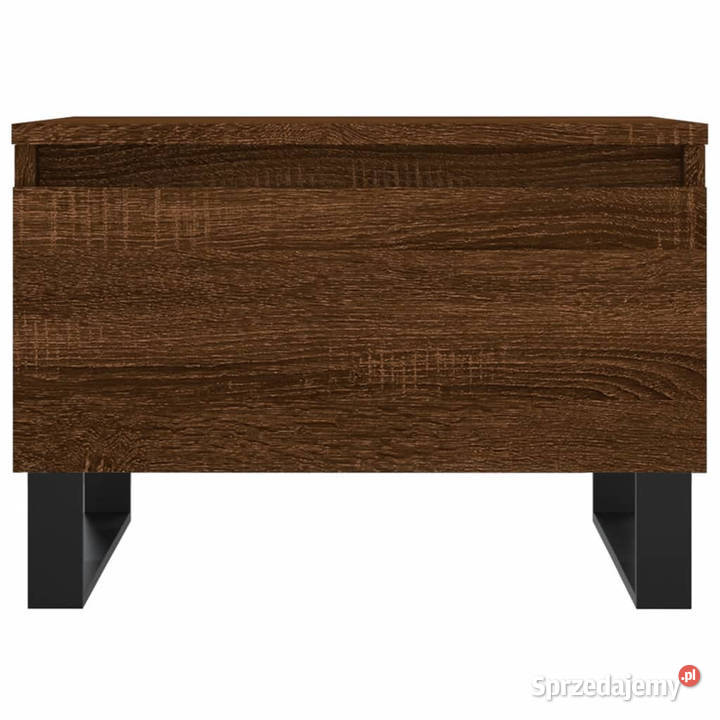 Stolik kawowy brązowy dąb 50x46x35 materiał Warszawa