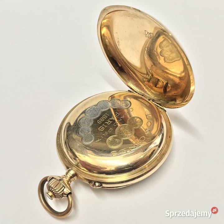 LONGINES Grand Prix Paris 1889 Złoty ZEGAREK Warszawa