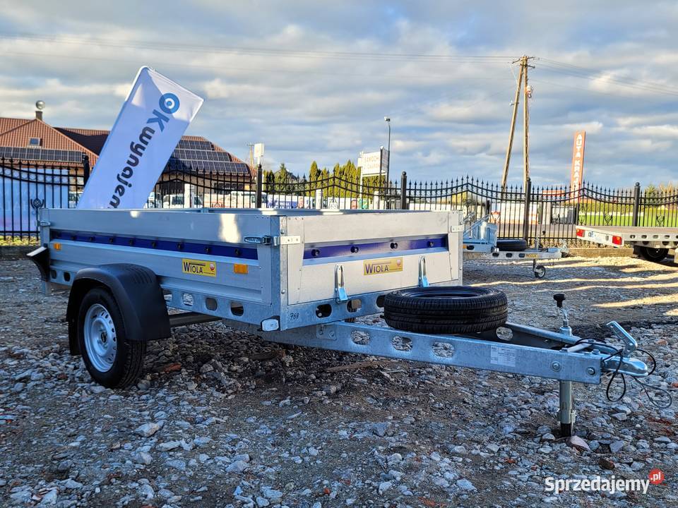 Wypożyczalnia Wynajem przyczep WIOLA Nowa 2024 Wiola Włocławek sprzedam