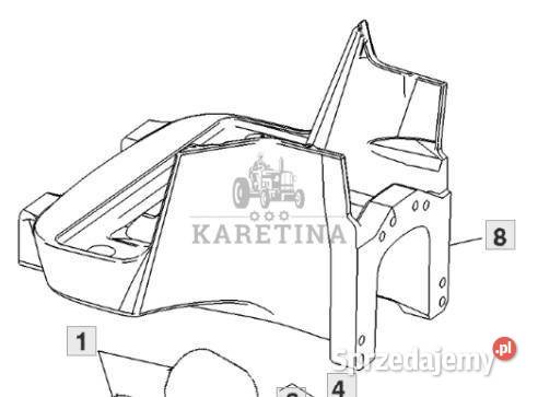 John Deere 8120 8220 8320 Podpora Ramy R173810 Jastrzębniki