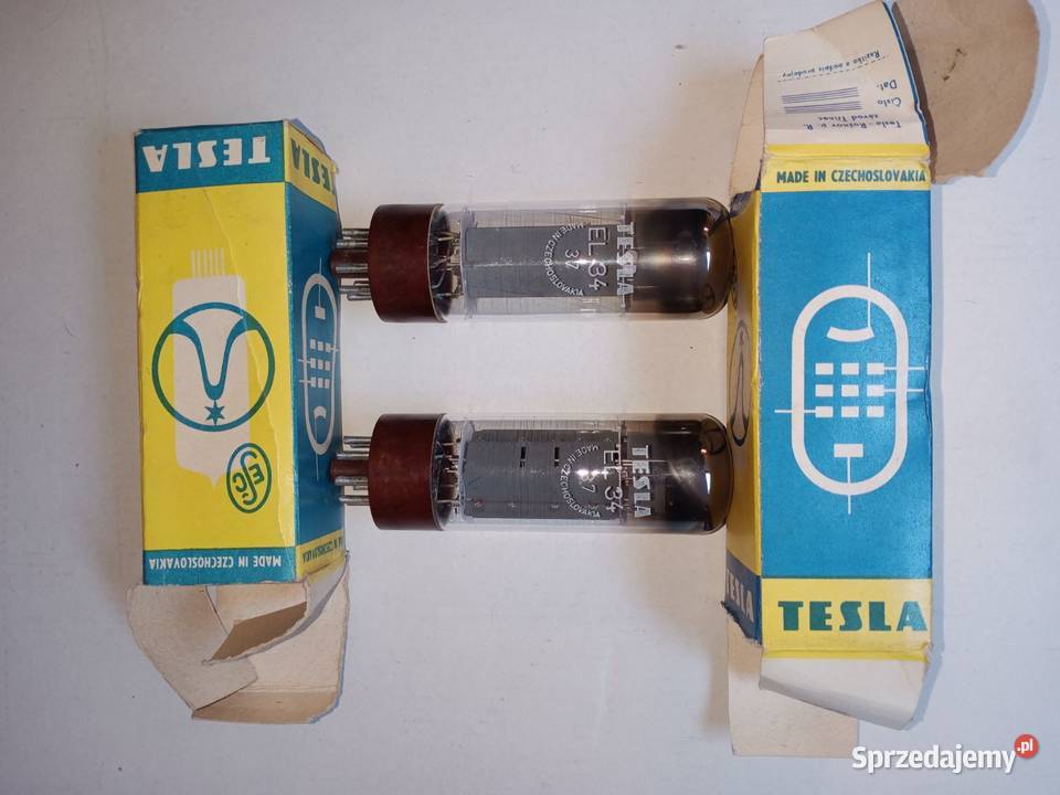 Dwie lampy elektronowe TESLA Części i akcesoria Racibórz sprzedam