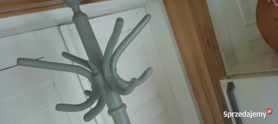 Wieszak stary drewniany loftt PRL Jarosław sprzedam