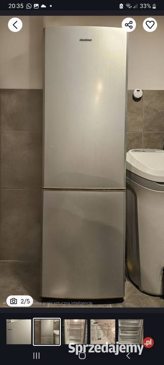 Lodówka Samsung 200 wolnostojące Lodówki i zamrażarki Kórnik