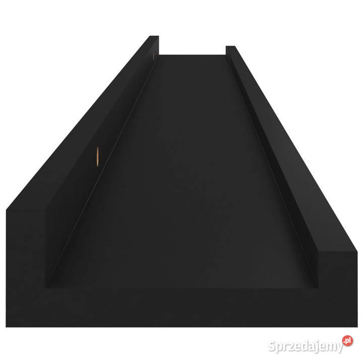 Półki ścienne 4 czarne 100x9x3 WM326670 Warszawa sprzedam