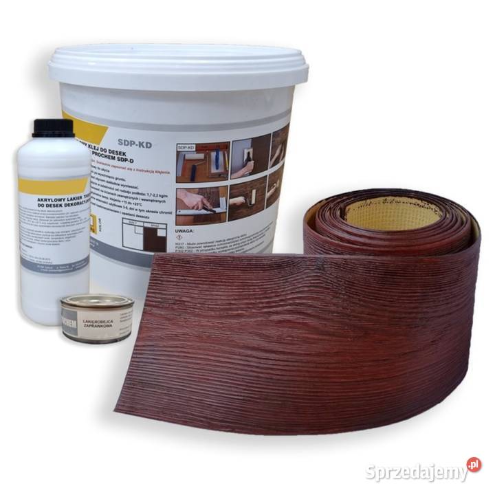 Deska elewacyjna MAHOŃ Imitacja Drewna zestaw małopolskie Gdów