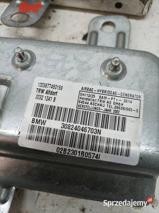 PODUSZKA POWIETRZNA AIRBAG LEWA PRAWA PRZÓD TYŁ