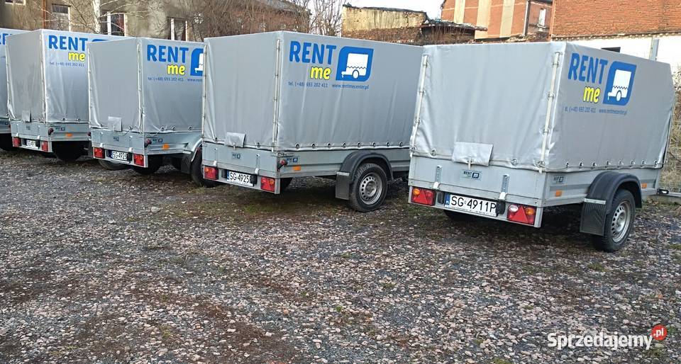 wypożyczalnia przyczep RENTme Bytom Bończyka 7 towarowe