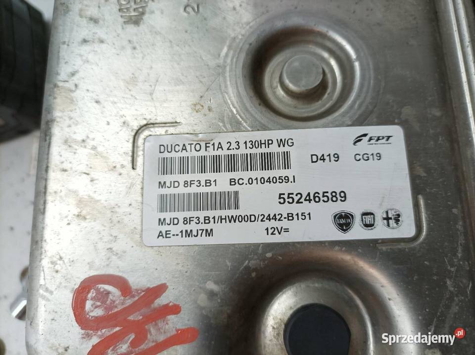 STEROWNIK SILNIKA 55246589 23 D 130 Fiat Ducato