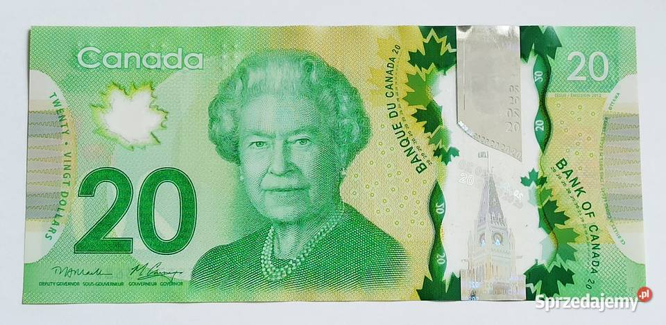 20 2012 r Kanada banknot polimerowy Wrocław sprzedam