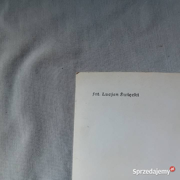Pocztówka wielkanocna RUCH 1970 r Czarnobiała Koźminek