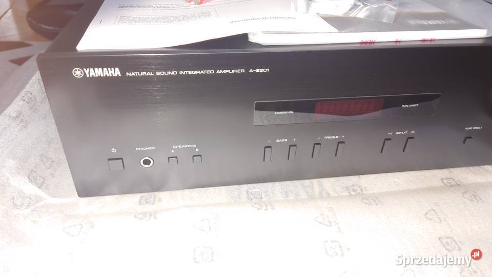 Wzmacniacz Stereo YAMAHA AS201 Wzmacniacze i pokrewne małopolskie Gorlice
