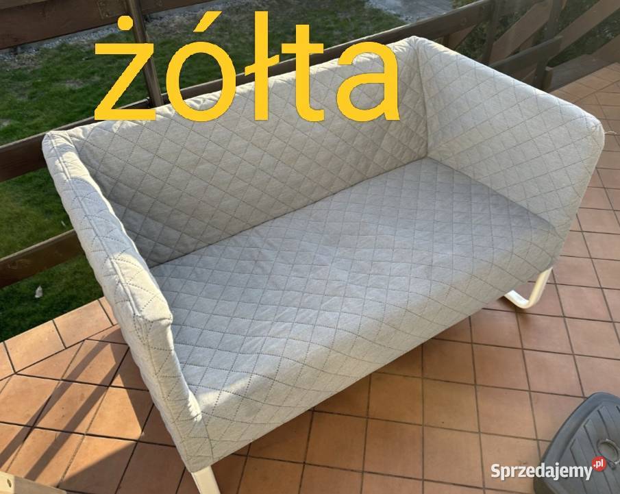 Mała sofa knopparp żółta Ikea Sofy i kanapy Witobel