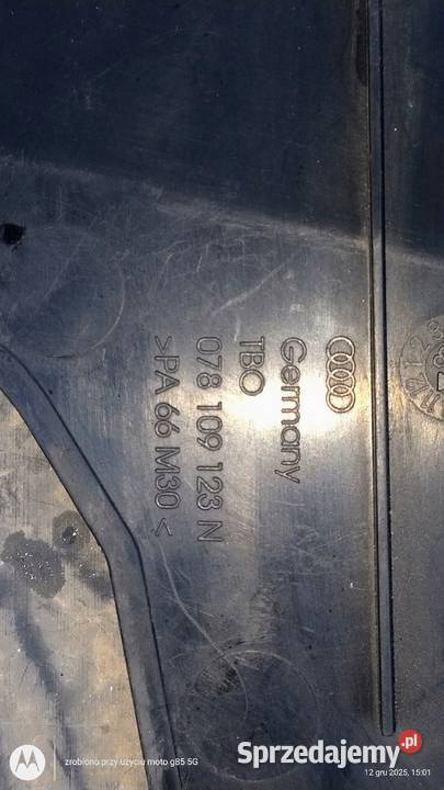 078 109 123 N górna obudowa rozrządu Audi V6 Lubin