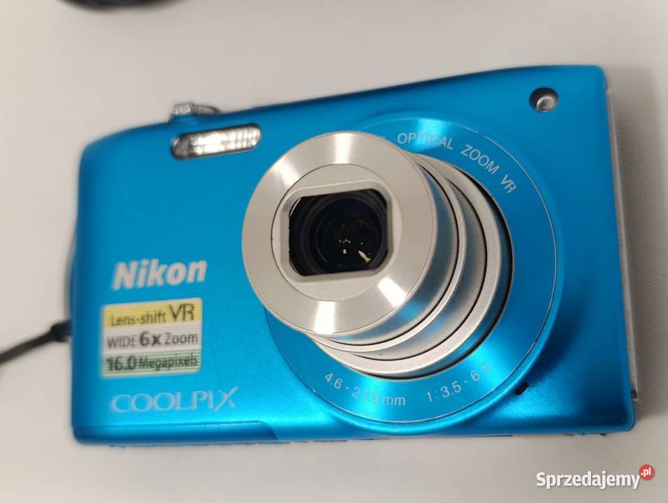3309 Nikon COOLPIX S3300 ブルー Nikon Coolpix S3300 | fotoManiaK.pl