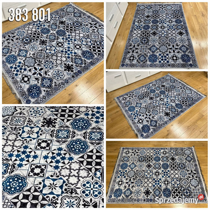 NOWOCZESNY DYWAN 130X190 PRINT 383801 CIENKI Białystok