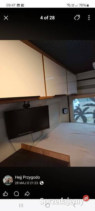 Kamper kamperwan Peugeot Boxer L3 H2 2018 łódzkie Kutno