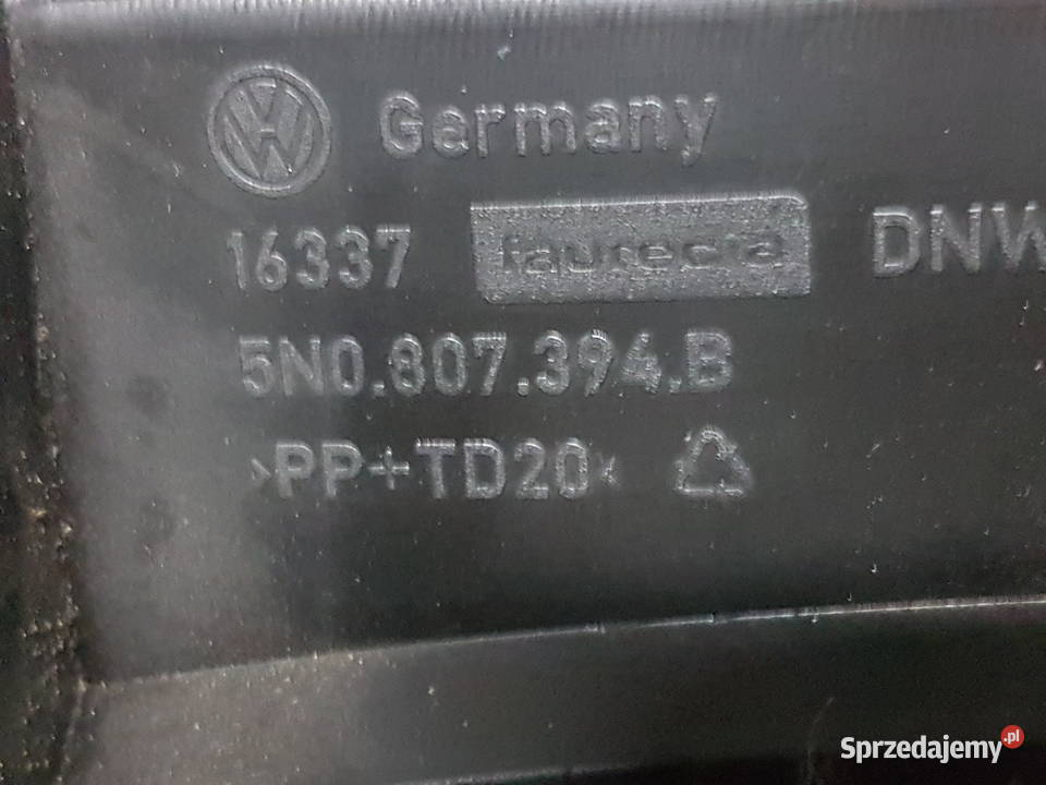 VW TIGUAN FL SLIZG WSPORNIK ZDERZAKA 5N0807394B