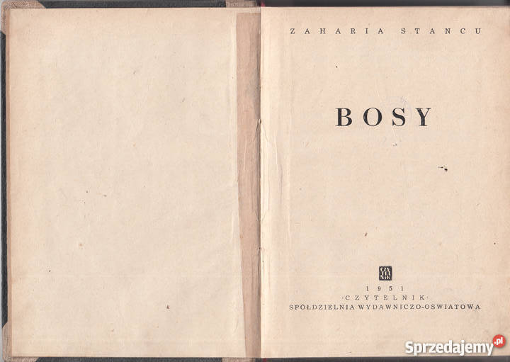 02393 BOSY ZAHARIA STANCU Czyrna sprzedam