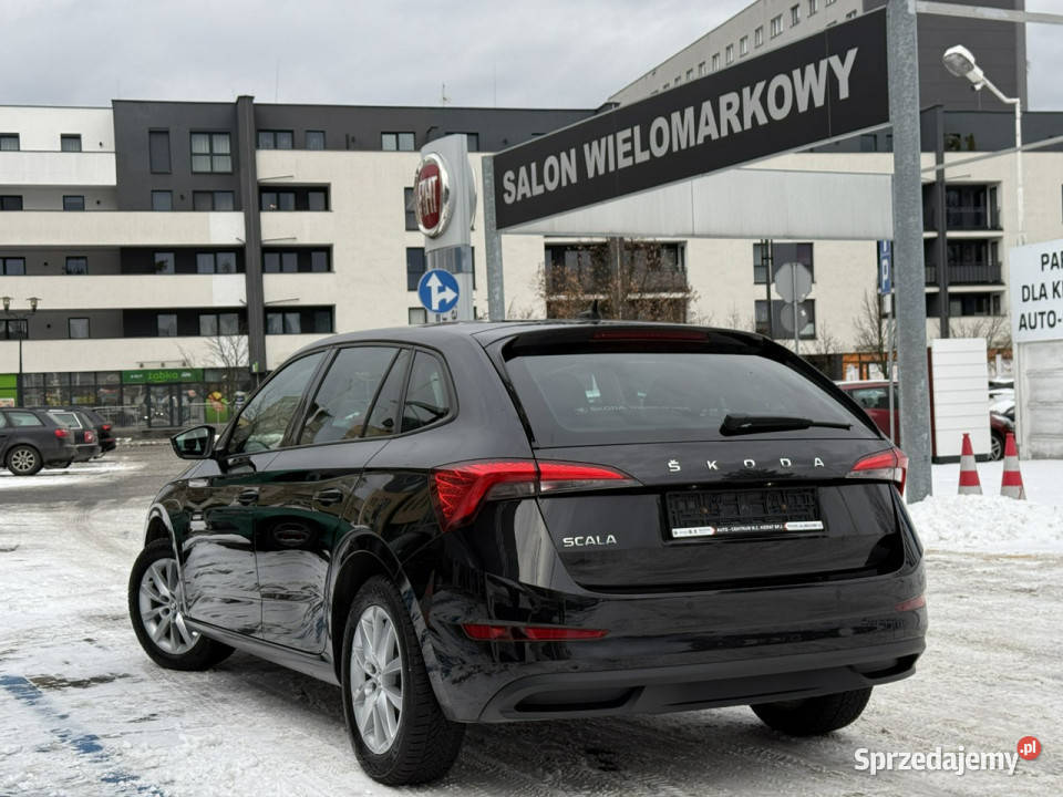 koda Scala 10 TSI Ambition Serwisowany w ASO elektryczne lusterka Tychy