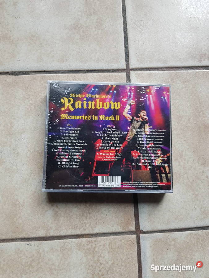 Rainbow memories in rock II 2 cd i 1 dvd rock świętokrzyskie Jędrzejów