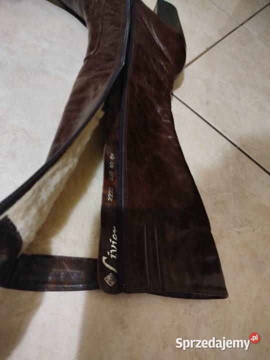 Kozaki ze skóry naturalnej Livien 40 warmińsko-mazurskie Olecko