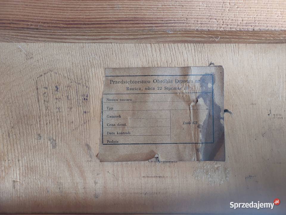 Stary stolik RTV pod telewizor obrotowy blat Tczew