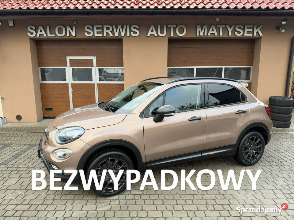 Fiat 500x 14 140 Klimatronik CarPlay Serwis Koła podgrzewane fotele Orzech