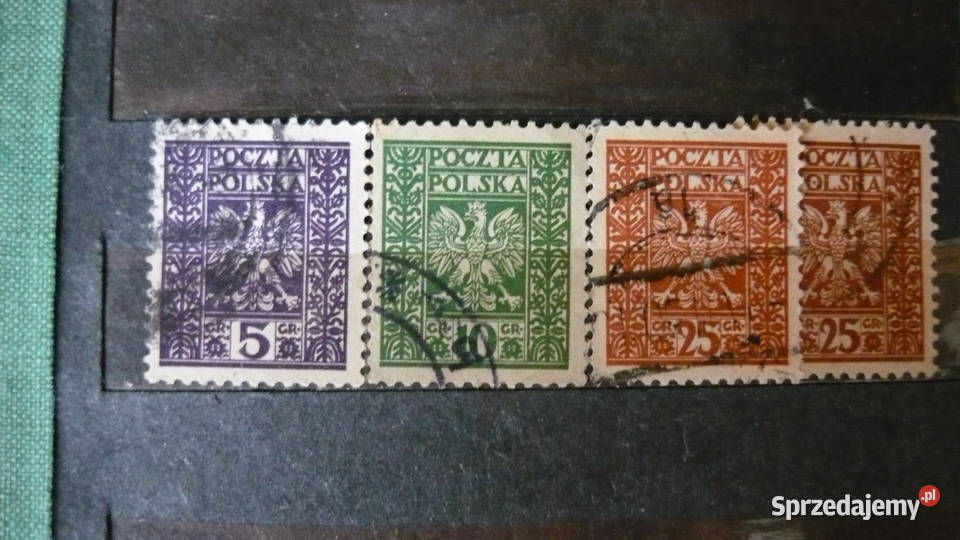 Znaczki 4 śląskie Myszków