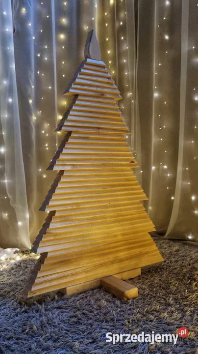 Choinka drewniana ekologiczna naturalne drzewko śląskie