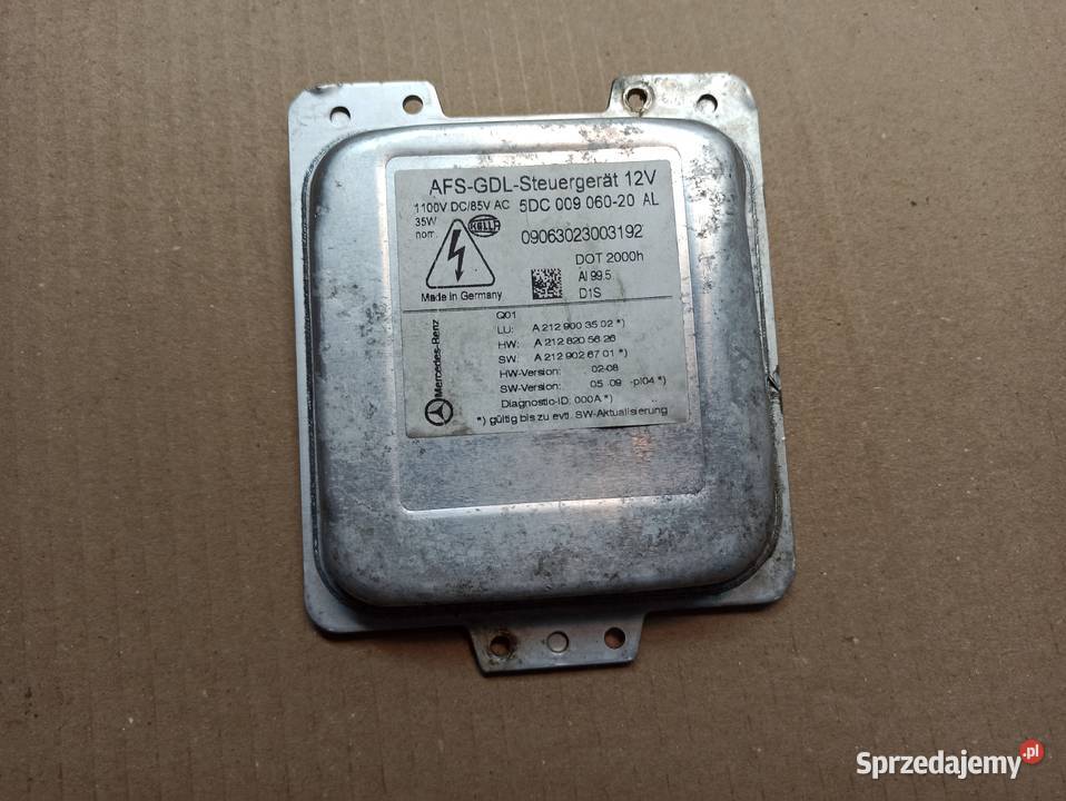 MERCEDES W212 przetwornica Xenon 5DC009060 20AL uniwersalne Bolesławiec