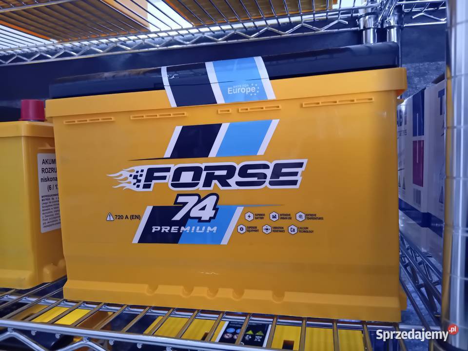 Akumulator FORSE 74Ah 720A EN PRAWY PLUS Rzeszów