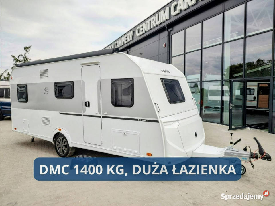 przyczepy kempingowe Knaus Sport 500 KD z dużą KNAUS Kempingowe Gaj