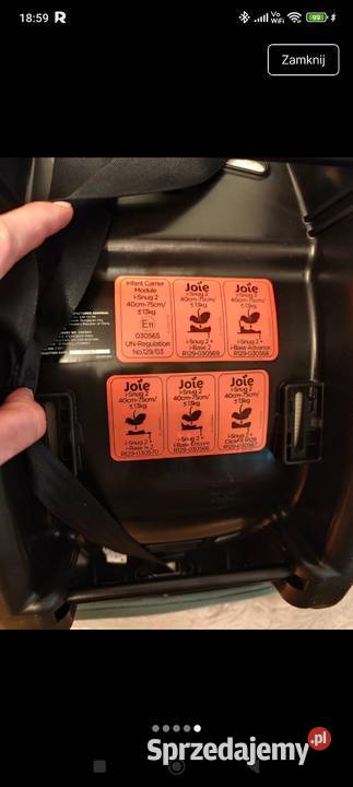 Fotelik samochodowy Joli Poznań