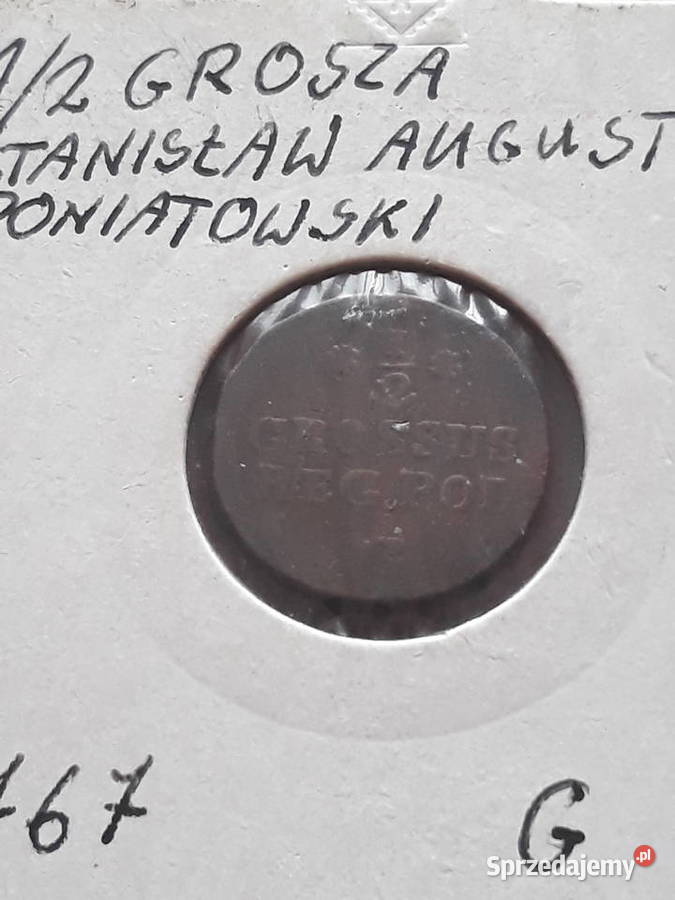 12 Grosza Stanisław August Poniatowski 1767 r G Konin sprzedam