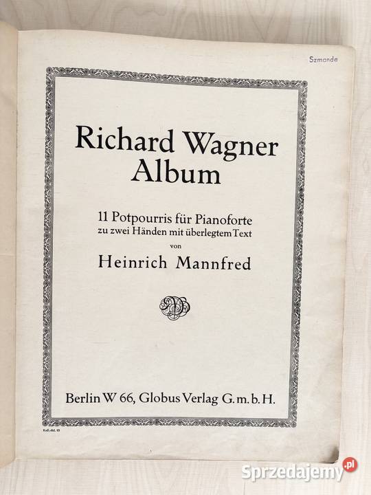 Richard Wagner Album ponad 100 letni album