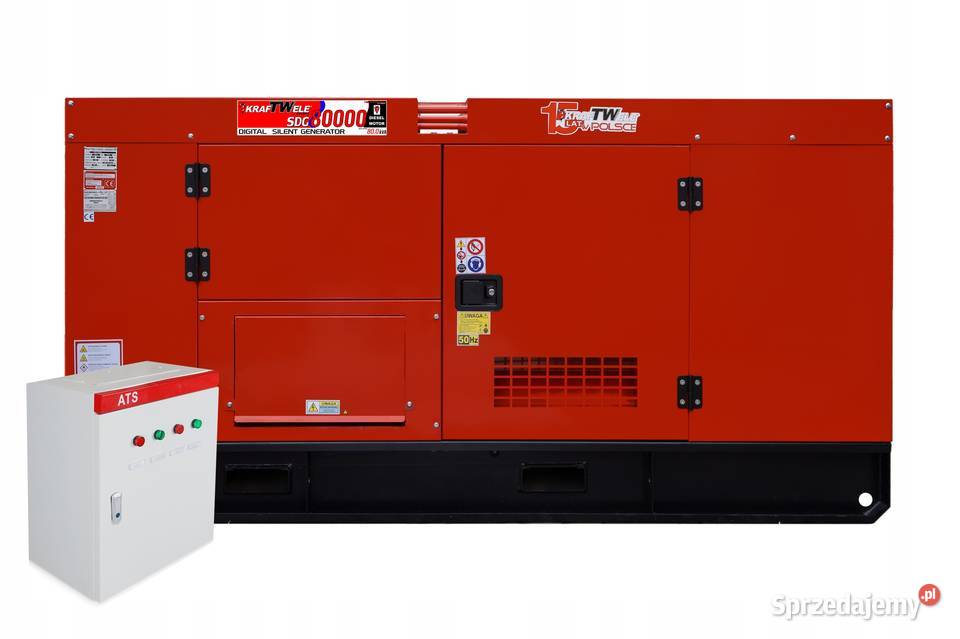 AGREGAT GENERATOR PRĄDOTWÓRCZY 80KVA WYCISZONY Dom i Ogród Ząbkowice Śląskie sprzedam