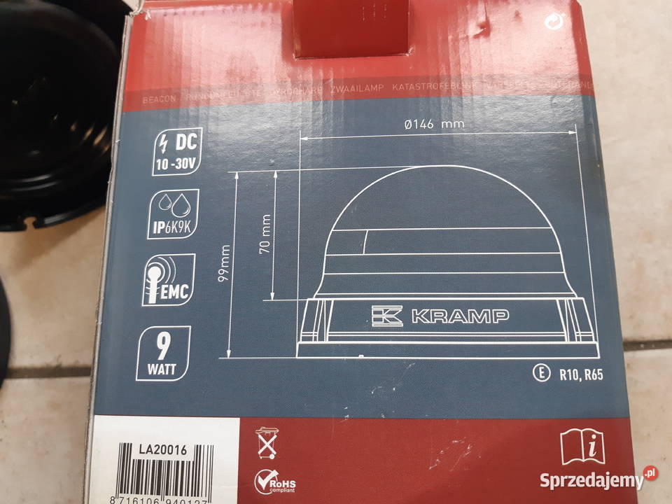 Lampa błyskowa LED 9W 1224V Koronowo sprzedam