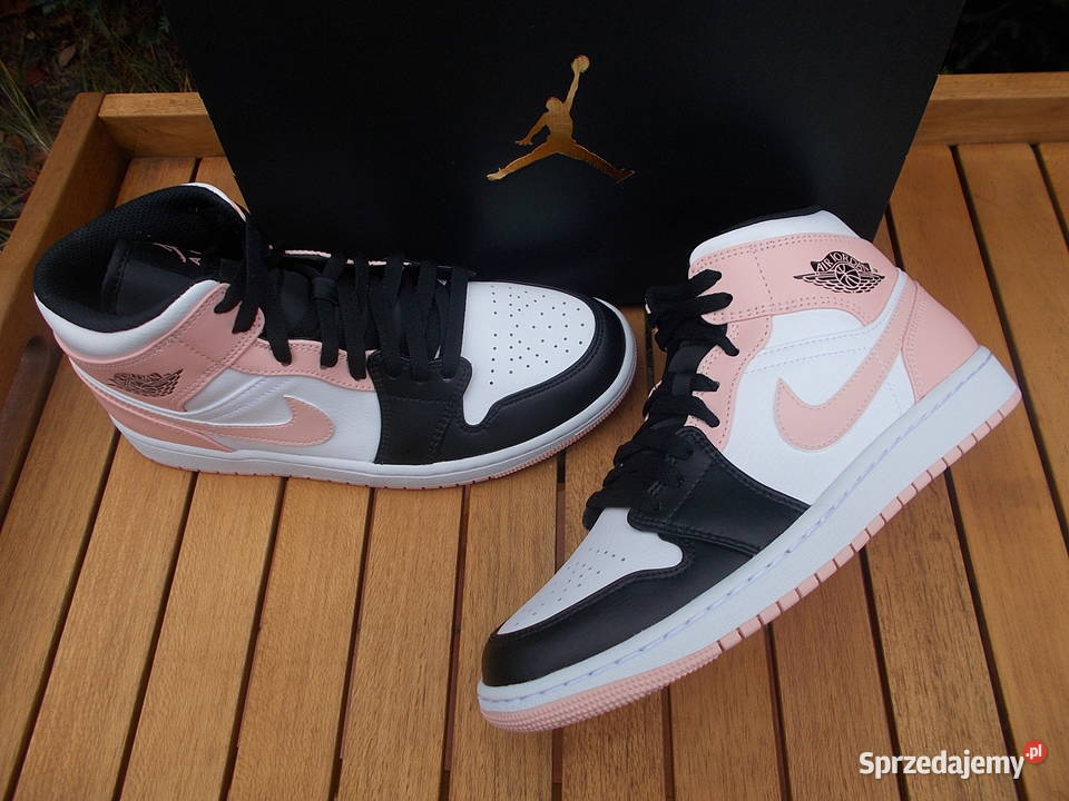 Eur 4126 Nike JORDAN 1 Mid Crimson Tint Toe wielkopolskie