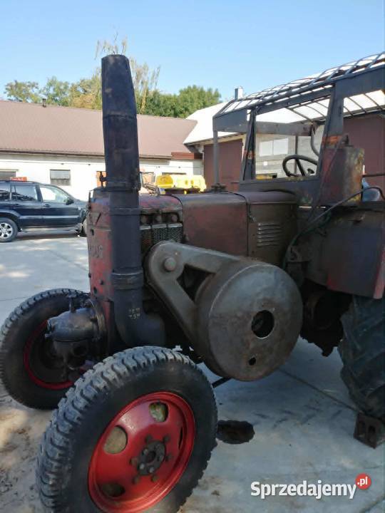 Zabytkowy Ursus C 45 Amortyzacja przedniej osi Kanigowo