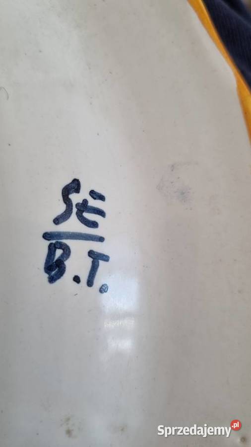 Talerz Dekoracyjny Ręcznie Malowany Ceramika i szkło Wola Podłężna